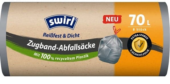 Swirl® Abfallsack 70L mit Zugband