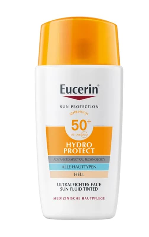 Eucerin Sun Hydro Protect getöntes Fluid hell