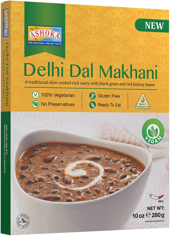 Ashoka Delhi Dal Makhani, Fertiggericht mit Schwarze Linsenbohnen (Urdbohne)