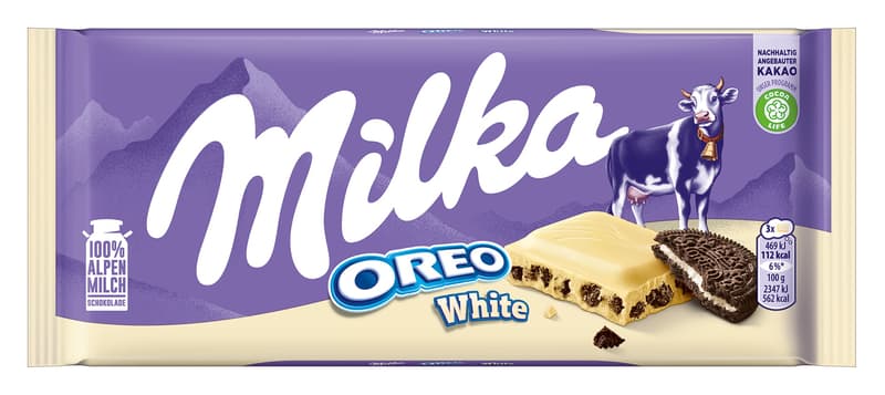 Milka Oreo White 