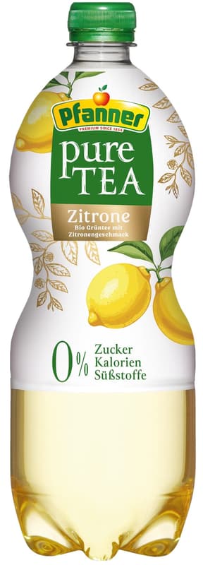 Pfanner Pure Tea BIO Grüner Tee Zitrone (EinwegPFAND)