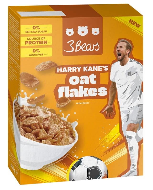 3Bears X Harry Kane's Oat Flakes