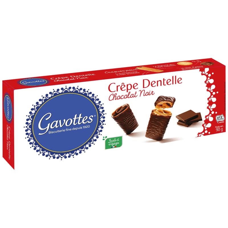 Gavottes Waffelröllchen Zartbitterschokolade