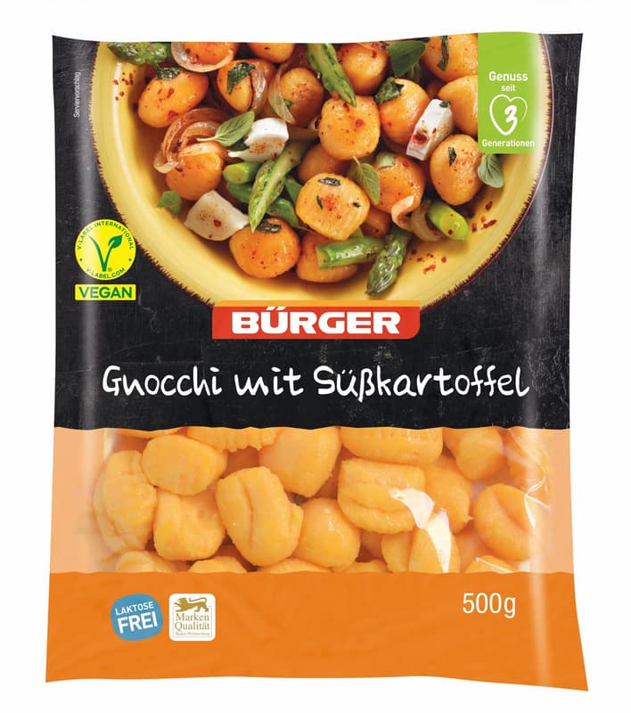 Bürger Süßkartoffel Gnocchi