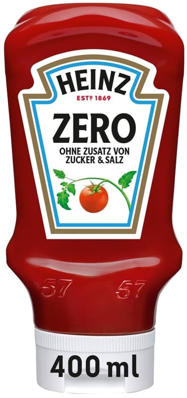 Heinz Tomato Ketchup ohne Zusatz von Zucker und Salz