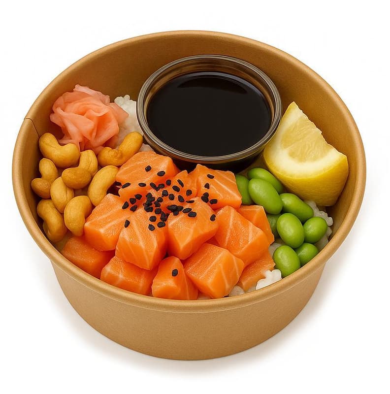 Yuu´n mee Lachs Hawaii Bowl