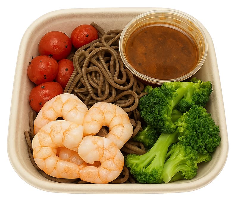 Yuu´n mee Soba Nudeln mit Garnelen