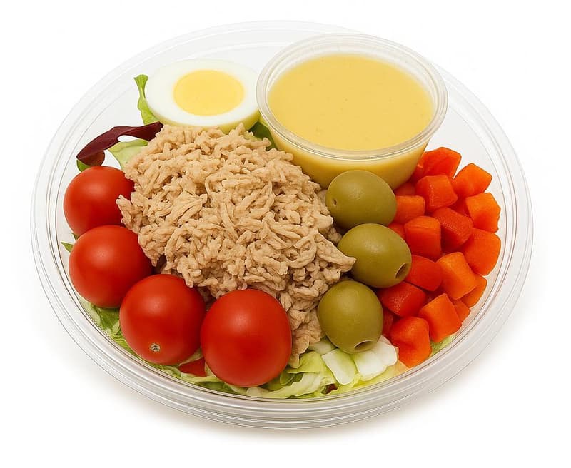 Yuu´n mee Tuna Ei Nizza Salat