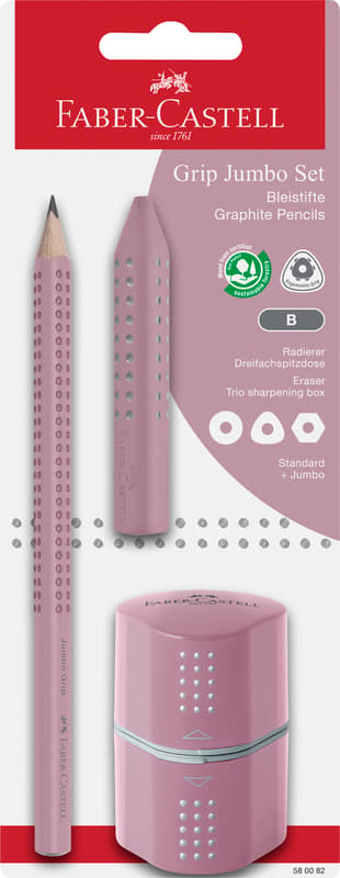 Faber-Castell Jumbo Grip Set rose shadows