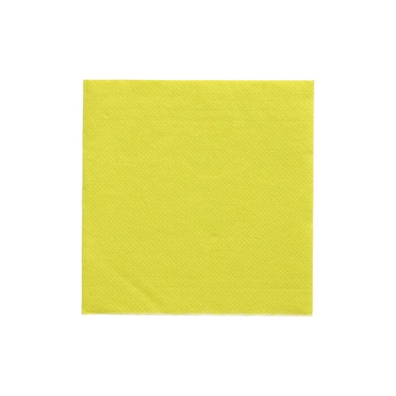 Servietten "DAILY Collection"  24 cm x 24 cm limonengrün