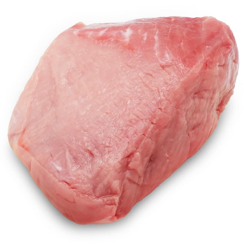 Schweine Schnitzelfleisch aus der Schale am Stück