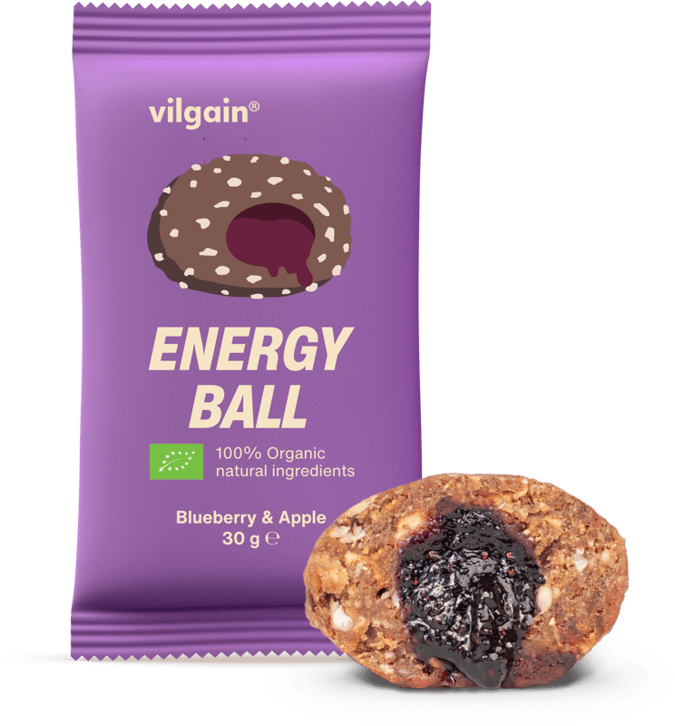 Vilgain BIO Energy Ball Blaubeere und Apfel