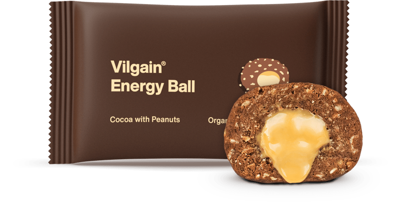Vilgain BIO Energy Ball Kakao mit Erdnussbutter
