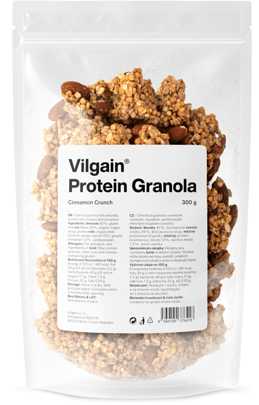 Vilgain Protein Granola Knuspriger Zimt