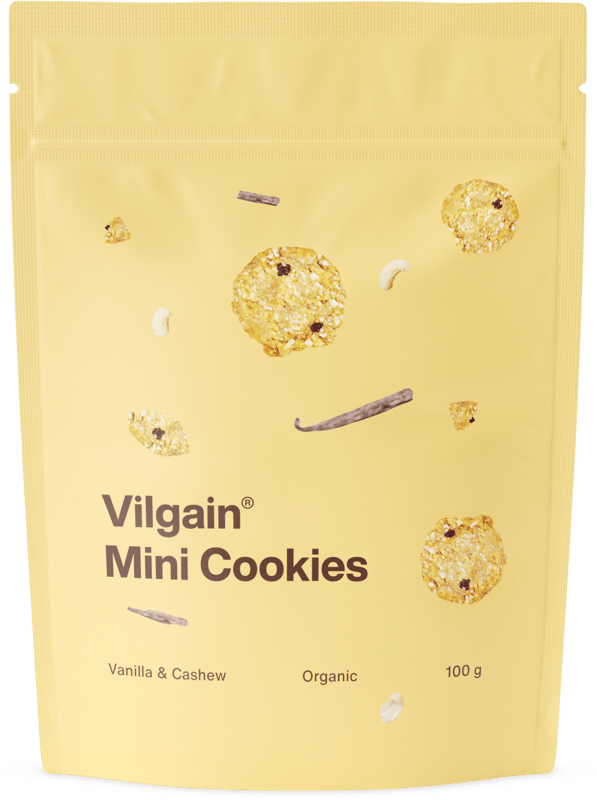 Vilgain BIO Mini Cookies Cashew und Vanille glutenfrei