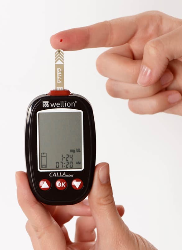 Wellion Calla Mini Blutzuckermessgerät petrol