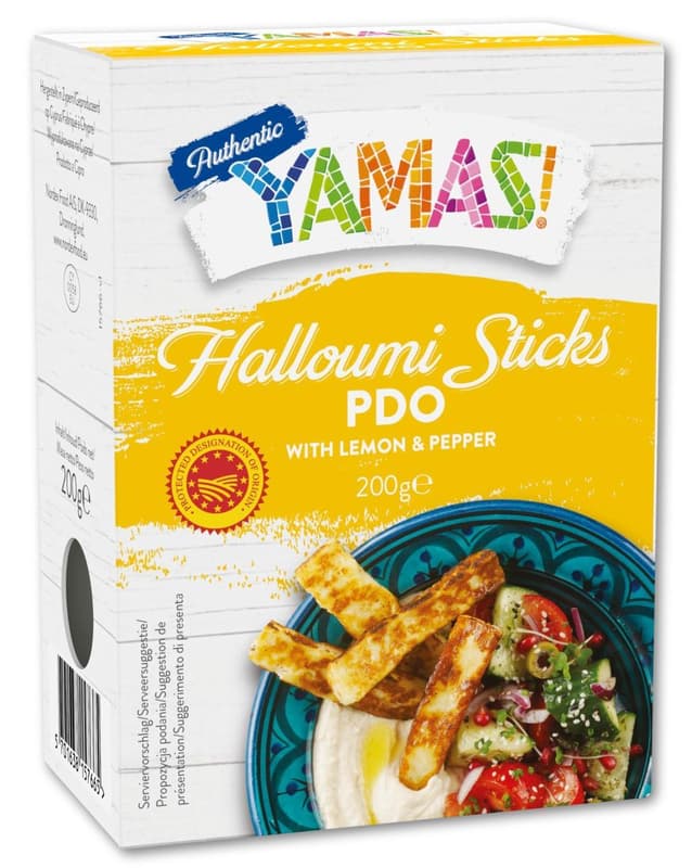 YAMAS Halloumi Sticks PDO lemon und pepper