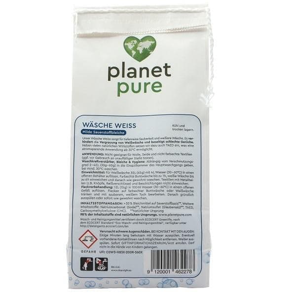 Planet Pure Laundry Whitener Mild Oxygen Bleach