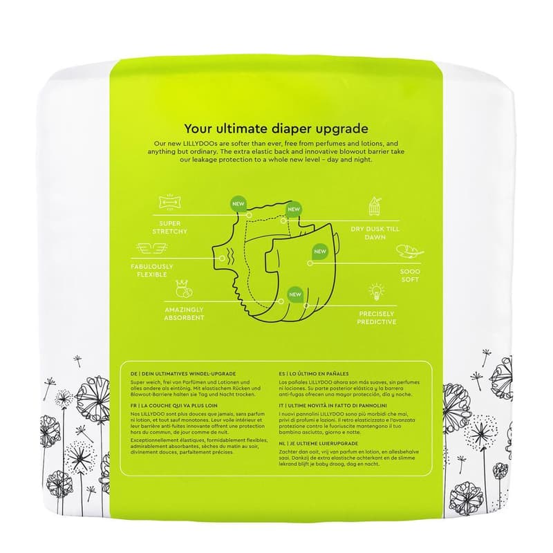 LILLYDOO nappies size 3, 6-10 kg, 29 pieces