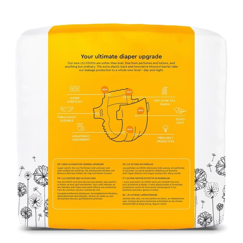 LILLYDOO nappies size 5, 11-16 kg, 22 pieces