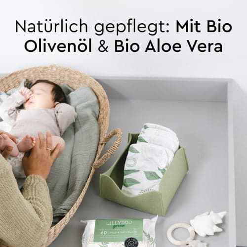 LILLYDOO Feuchttücher Mild und Natürlich, 60 St.