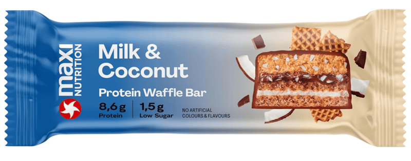 Maxi Nutrition Milk & Coconut Protein Waffle Bar