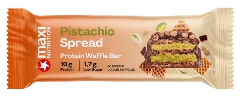 Maxi Nutrition Pistachio Spread Protein Waffle Bar