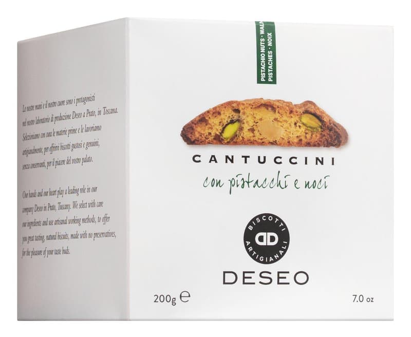 Deseo Cantuccini con Pistacchi e Noci