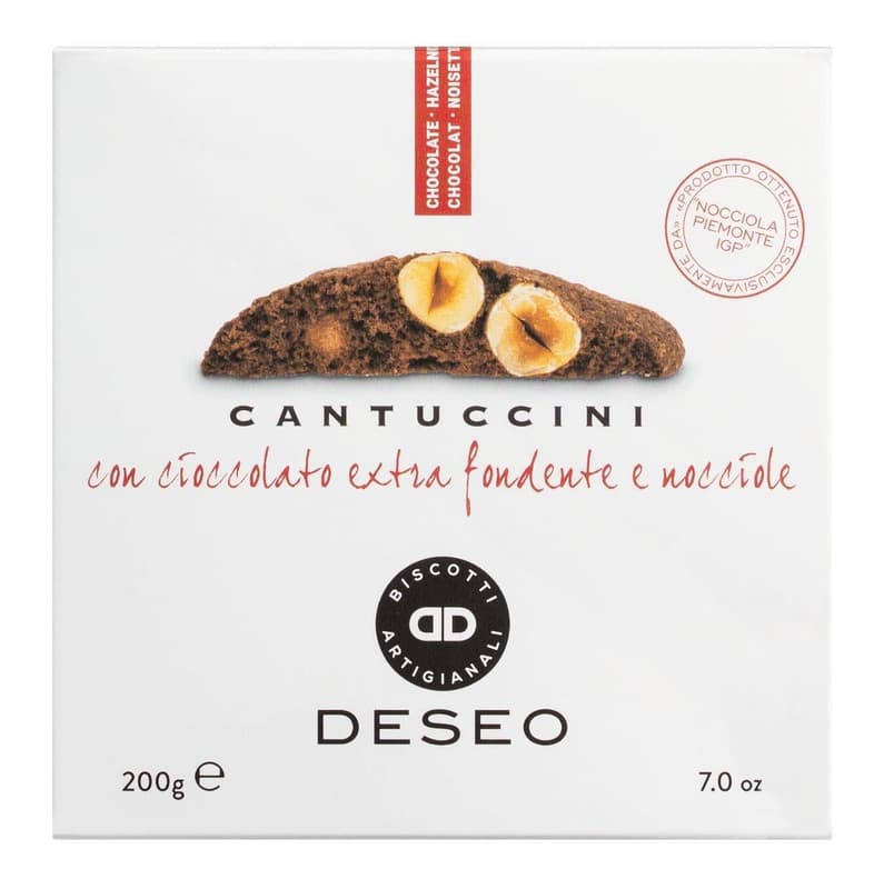 Deseo Cantuccini con Nocciole e Cioccolato Fondente