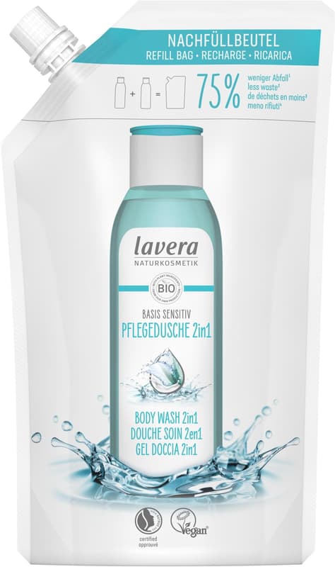Lavera Nachfüllbeutel Basis Sensitiv Pflegedusche 2In1