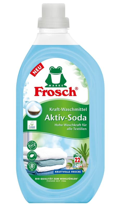 Frosch Kraft-Waschmittel Aktiv Soda