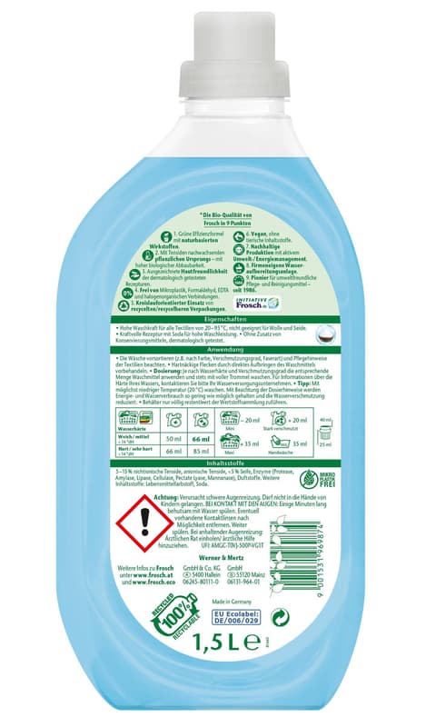 Frosch Kraft-Waschmittel Aktiv Soda