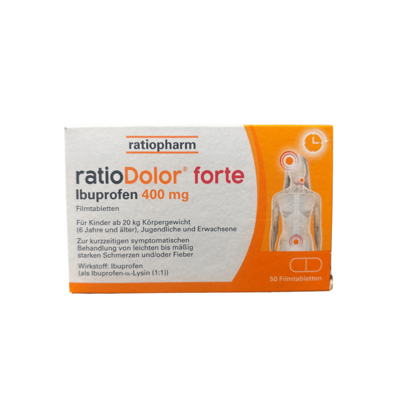 ratioDolor Ibuprofen 400 mg Filmtabletten