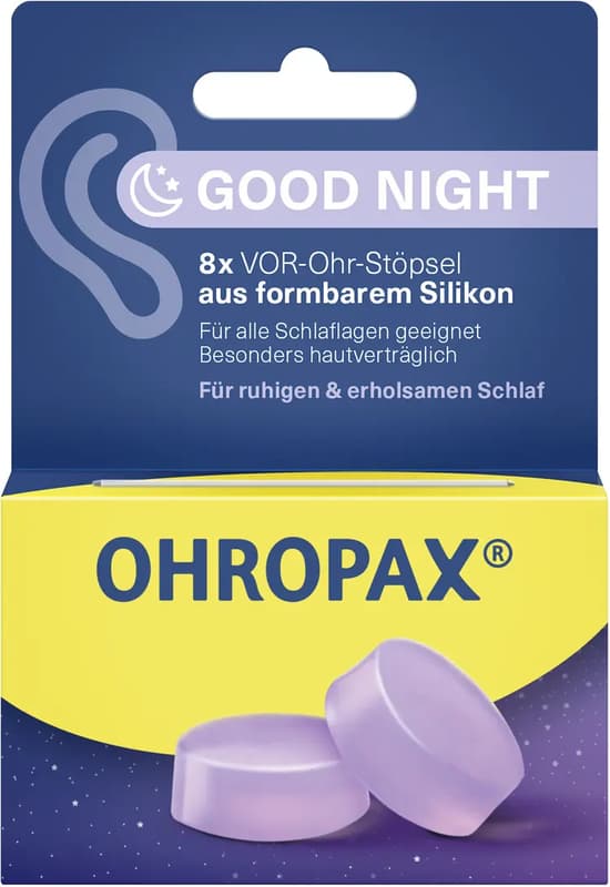 Ohropax Schlafstöpsel Silikon lav.