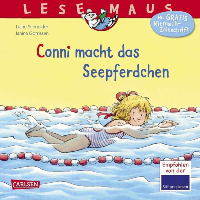 Kinderbuch Lesemaus 6 Conni macht das Seepferdchen