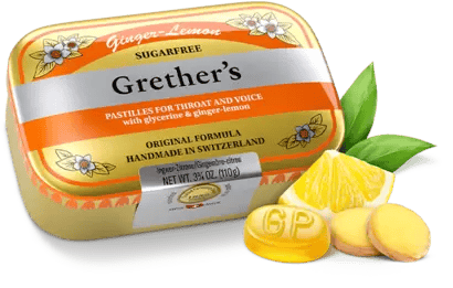 Grether´s Pastillen Ginger Lemon 