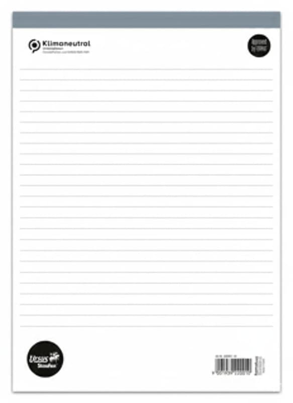 Notizblock A5 48 Blatt liniert ohne Deckblatt