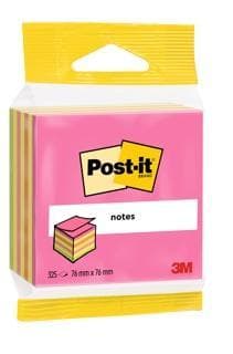 POST-IT® Haftnotizwürfel 2014LP 325 Blatt 76 x 76 mm mehrfarbig