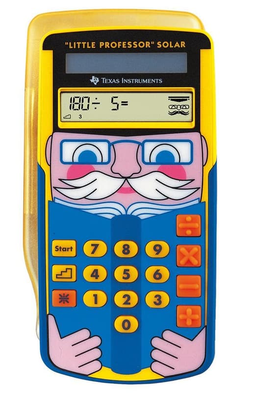 TEXAS INSTRUMENTS pocket calculator Little Professor Solar