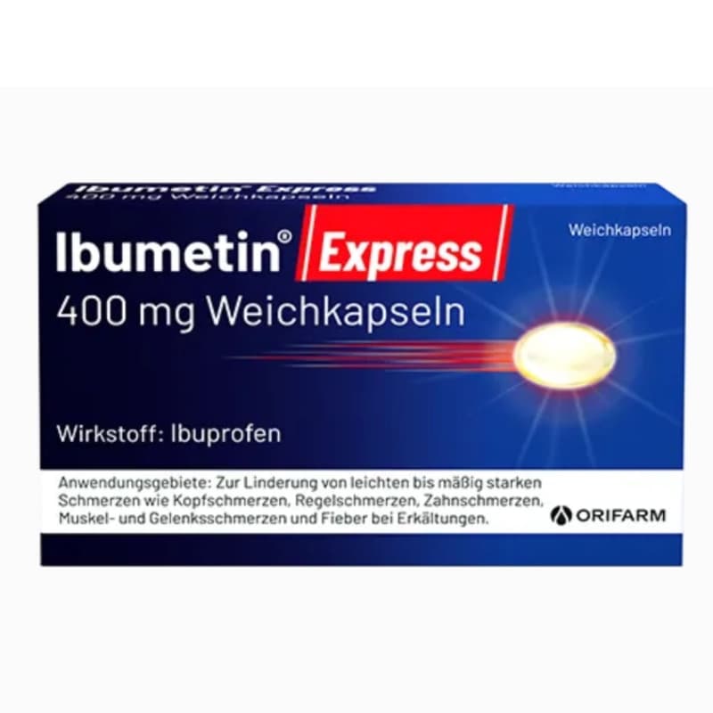 Ibumetin Weichkapseln Express 400 mg 