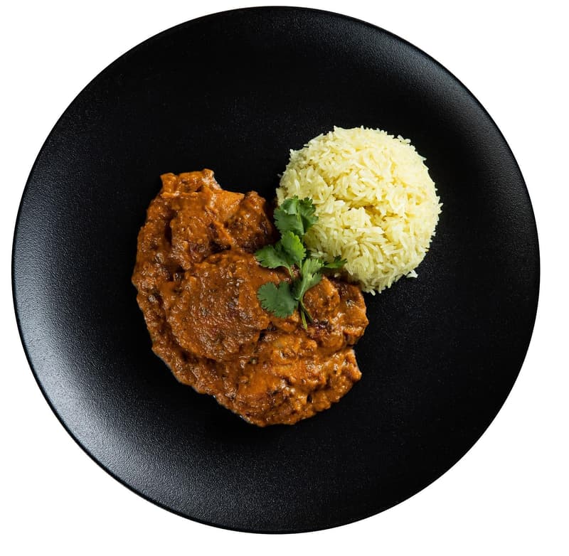 Hähnchen Tikka Masala mit Safranreis von Mahavira Kanswala