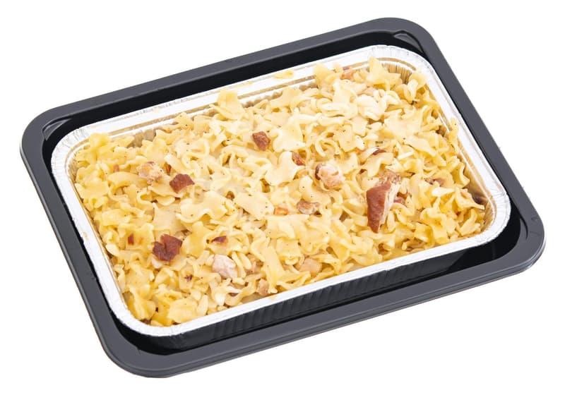 Pappudia überbackene Schinkenfleckerl