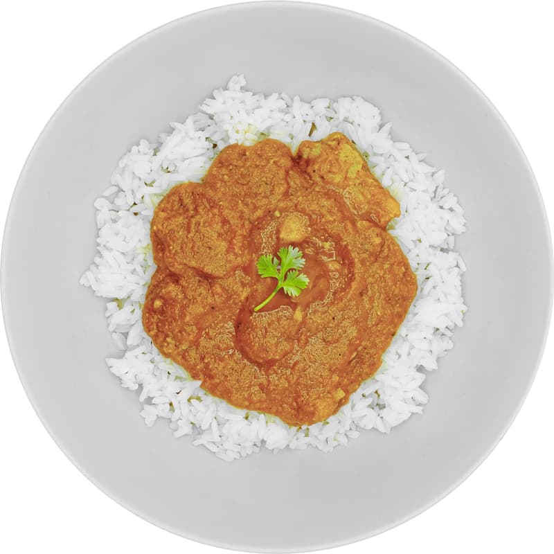 Pappudia Butter Chicken mit Reis