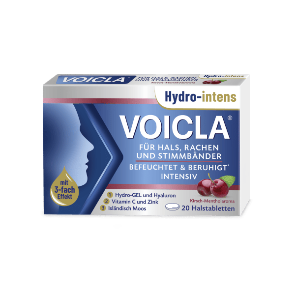 VOICLA® Hydro-intens Halstabletten Kirsche-Menthol