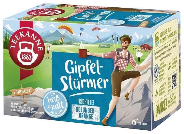Teekanne Landlust Gipfelstürmer