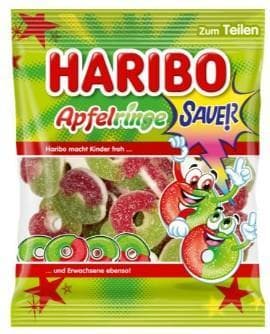 Haribo Sour Apple Rings