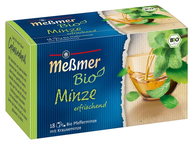 MEßMER BIO Minze Teebeutel