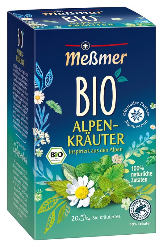 MEßMER ORGANIC Alpine Herbs Tea Bags