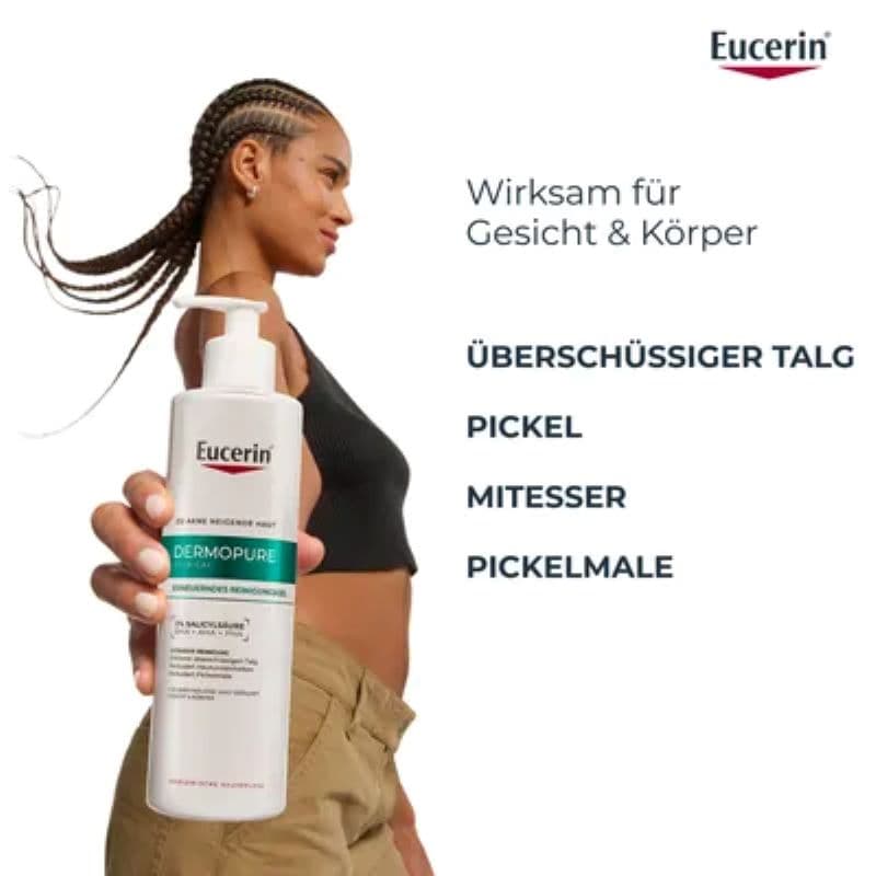 Eucerin DermoPure Clinical erneuerndes Reinigungsgel 400ml