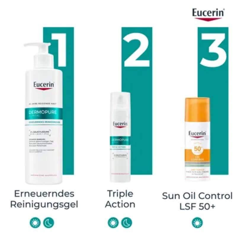 Eucerin DermoPure Clinical erneuerndes Reinigungsgel 400ml
